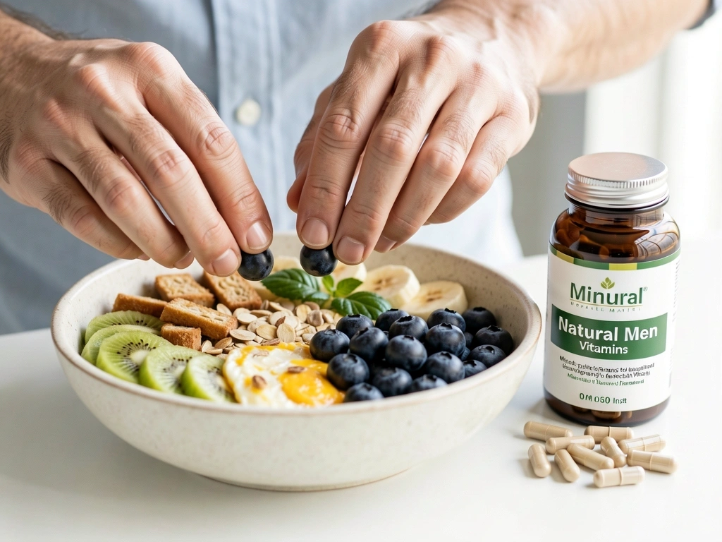 Gesunder Lebensstil eines Mannes